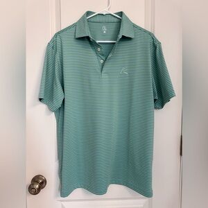 Rhoback The Birdie Stripe Men's Short Sleeve Performance Polo M